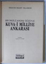 Bir İngiliz Kadını Gözüyle Kuva-i Milliye Ankarası (Kod: 5-H-17)