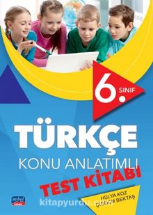 6. Sınıf Türkçe Konu Anlatımlı Test kitabı