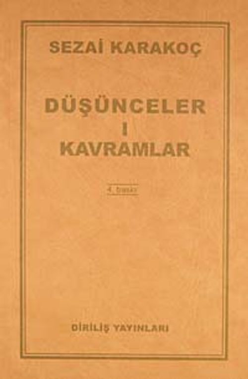 Düşünceler -1/ Kavramlar