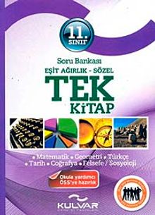 11. Sınıf Eşit Ağırlık-Sözel Tek Kitap Soru Bankası