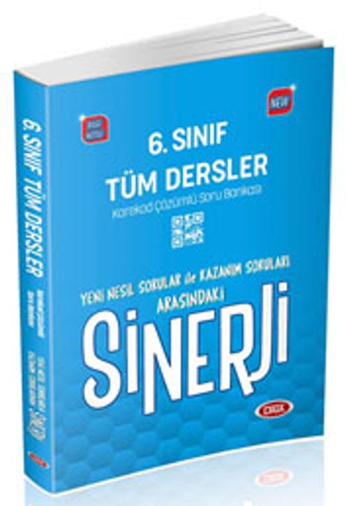 6. Sınıf Sinerji Tüm Dersler Soru Bankası (Karekod Çözümlü)