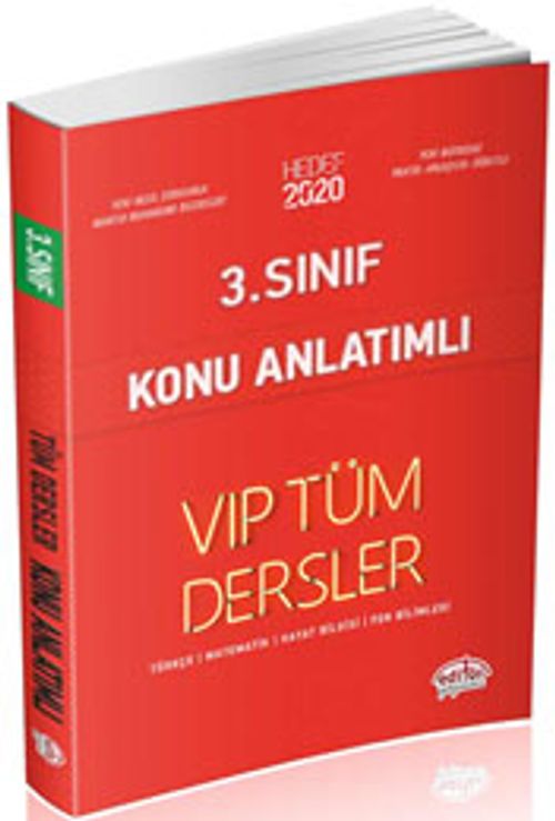 3. Sınıf Vıp Tüm Dersler Konu Anlatımlı