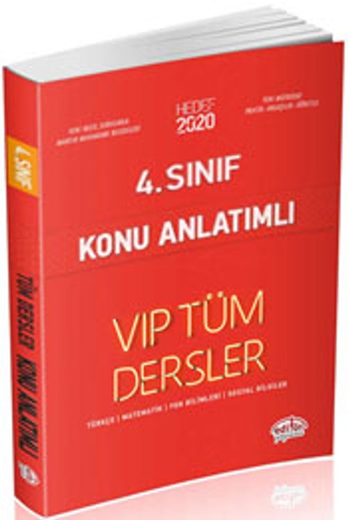 4. Sınıf Vıp Tüm Dersler Konu Anlatımlı