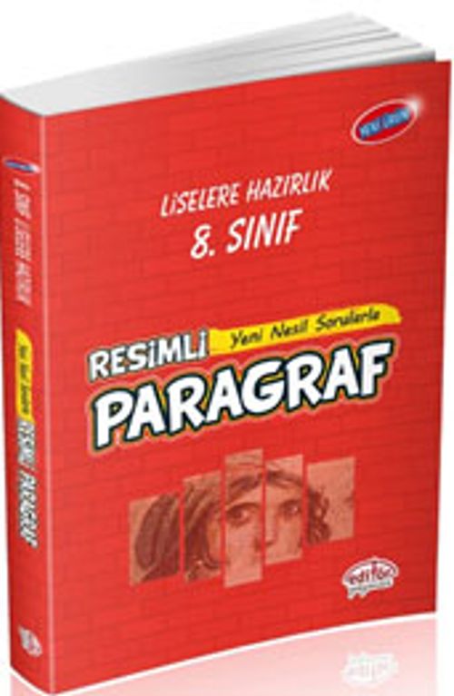 8. Sınıf Liselere Hazırlık Resimli Yeni Nesil Sorularla Paragraf Soru Bankası