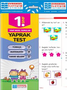 1. Sınıf Tüm Dersler Yaprak Testler   