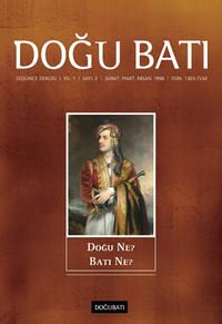 Doğu Batı Sayı: 2 (Üç Aylık Düşünce Dergisi)