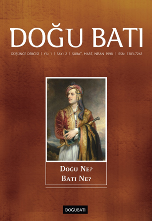 Doğu Batı Sayı: 2 (Üç Aylık Düşünce Dergisi)