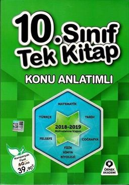 10. Sınıf Tek Kitap Konu Anlatımlı