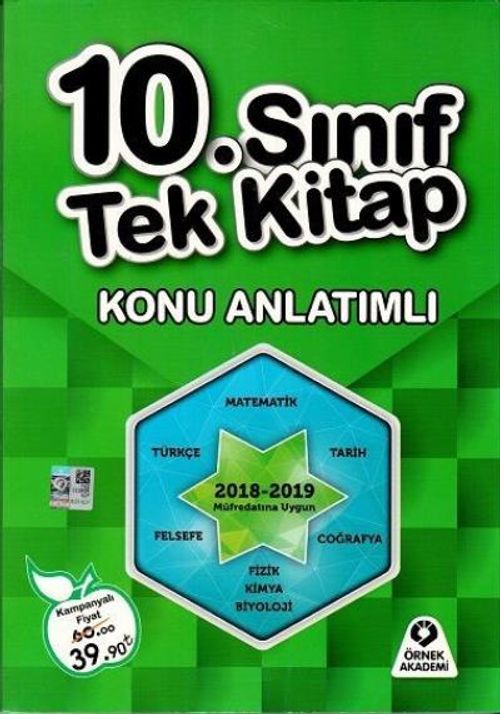 10. Sınıf Tek Kitap Konu Anlatımlı