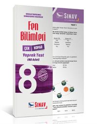 8. Sınıf Fen Bilimleri Çek Kopar Yaprak Test