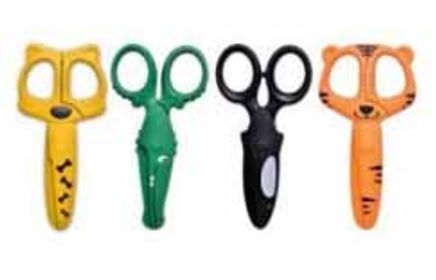 Sevimli Hayvanlar Komple Plastik Öğrenci Makası L-20120 (24'lü Kutularda)