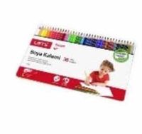 36 Renk Boya Kalemi Metal Kutuda L-4136T