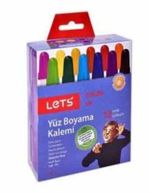 12 Renk Çevirmeli Yüz Boyama Kalemi L-6812