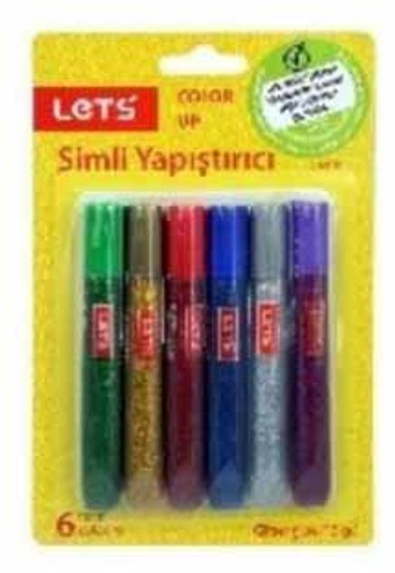 Simli Yapıştırıcı 6 Renk 13 Gr. L-10213