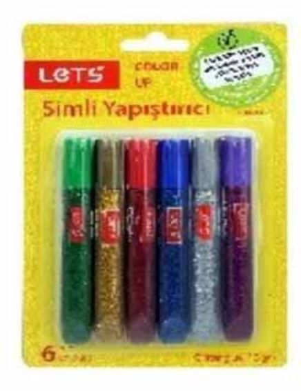 Simli Yapıştırıcı 6 Renk 6 Gr. L-10206