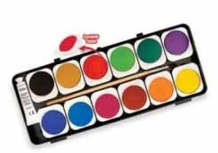 Sulu Boya Değişebilir Tablet 12 Renk