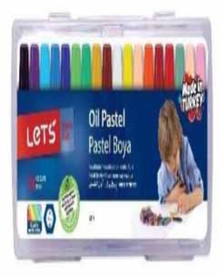 18 Renk Pastel Boya Plastik Çantalı LK-18