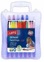 24 Renk Pastel Boya Plastik Çantalı LK-24