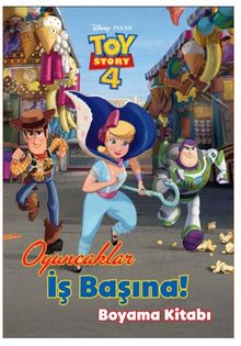 Disney Toy Story 4 / Oyuncaklar İş Başında Boyama Kitabı 