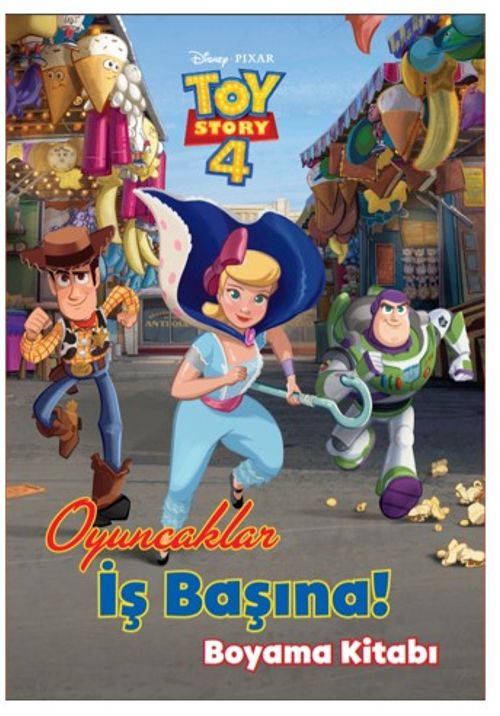 Disney Toy Story 4 / Oyuncaklar İş Başında Boyama Kitabı 