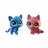 Littlest Pet Shop 2'li Kozmik Miniş Koleksiyonu İyi Dostlar Kırmızı Kedi - Mavi Kedi (E2128)
