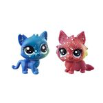 Littlest Pet Shop 2'li Kozmik Miniş Koleksiyonu İyi Dostlar Kırmızı Kedi - Mavi Kedi (E2128)