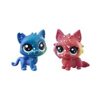 Littlest Pet Shop 2'li Kozmik Miniş Koleksiyonu İyi Dostlar Kırmızı Kedi - Mavi Kedi (E2128)