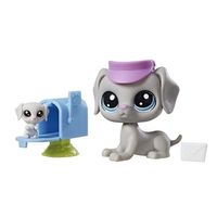 Littlest Pet Shop Miniş ve Yavrusu - Bill-Bertie Weimaran (B9358)