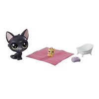 Littlest Pet Shop Miniş ve Yavrusu - Jade-Kittylina Scrapper (B9358)