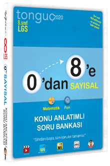 0'dan 8'e Sayısal Konu Anlatımlı Soru Bankası