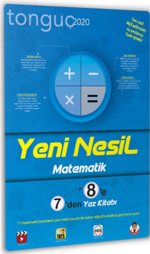 Yeni Nesil Matematik 7'den 8'e Yaz Kitabı