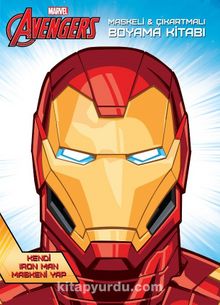 Marvel Avengers Maskeli ve Çıkartmalı Boyama Kitabı - Bilinmeyen Yazar