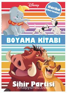 Disney Sihir Partisi Çıkartmalı Boyama Kitabı - Kolektif