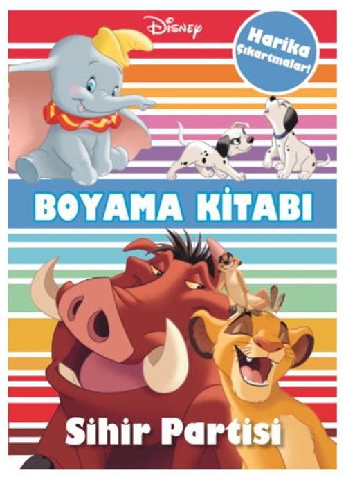 Disney Sihir Partisi Çıkartmalı Boyama Kitabı