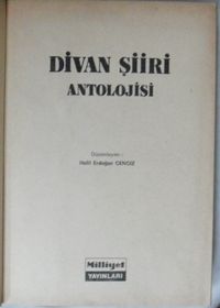 Divan Şiiri Antolojisi Kod:6-E-18