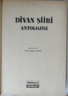 Divan Şiiri Antolojisi Kod:6-E-18