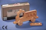Montessori Ahşap Zeka Oyunları/ w-Wooden Fire Engine