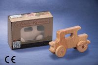 Montessori Ahşap Zeka Oyunları/ w-Wooden Retroauto