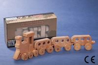 Montessori Ahşap Zeka Oyunları/ w-Wooden Black Train