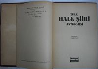 Türk Halk Şiiri Antolojisi Kod:6-H-8