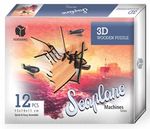 Deniz Uçağı (Secylaune) 3 Boyutlu Yapboz Ahşap (12 Parça)