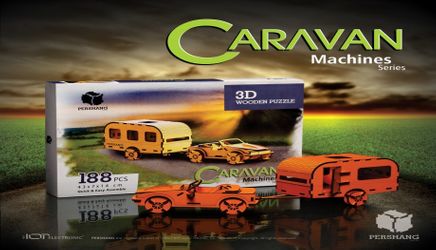Karavan 3 Boyutlu Yapboz Ahşap (188 Parça)