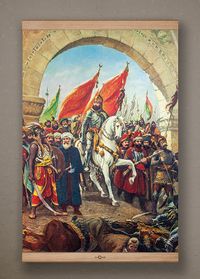 Full Frame Kanvas Poster - Fatih'in İstanbul'u - KAYIN (FFK-TR05)