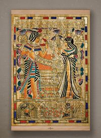 Full Frame Kanvas Poster - Tutankamon Sunuş - KAYIN (FFK-MS01)