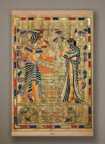 Full Frame Kanvas Poster - Tutankamon Sunuş - KAYIN (FFK-MS01)