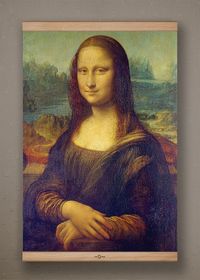 Full Frame Kanvas Poster - Mona Lisa / Leonardo da Vinci - KAYIN (FFK-KR01)