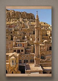 Full Frame Kanvas Poster - Mardin Şehidiye Camii - KAYIN (FFK-DI01)