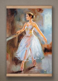 Full Frame Kanvas Poster - Balerin - KAYIN (FFK-DM01)