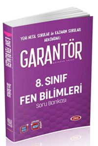 8. Sınıf Garantör Fen Bilimleri Soru Bankası
