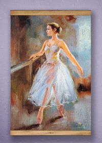 Full Frame Kanvas Poster - Balerin - SAPELLI (FFS-DM03)